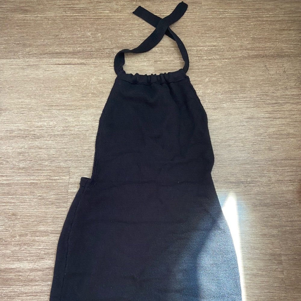 Edikted Lydia knitted halter dress